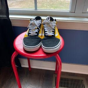 Mens Yellow Old Skool Vans